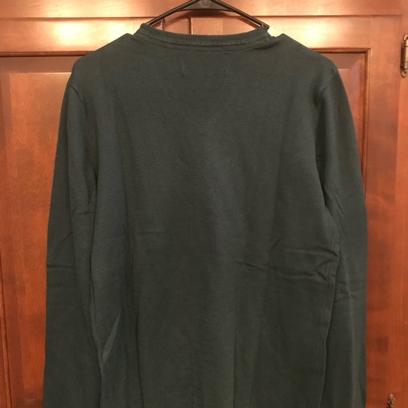 Green Slim Fitting Sweater - Picture 4 of 5